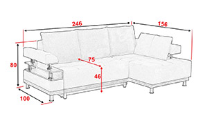 Кутовий диван АМ108 У (євро/ніша) - Фото_4