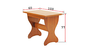 Комплект АМ16 стол (раскладной) + 4 табурета - Фото_1