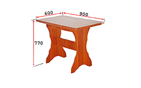 Комплект АМ19 стол (раскладной) + 4 табурета - Фото_1