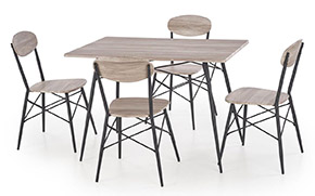 Комплект Kabi стіл + 4 стільця - Фото