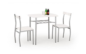 Комплект Lance white стіл + 2 стільця - Фото