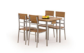 Комплект Nataniel стіл + 4 стільця - Фото