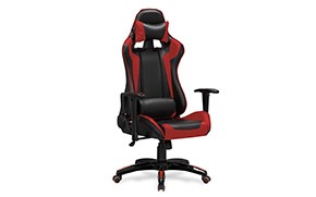 Крісло комп'ютерне Defender black/red - Фото