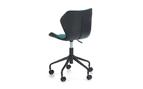 Крісло комп'ютерне Matrix black/turquoise - Фото_1