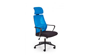 Кресло компьютерное Valdez blue - Фото