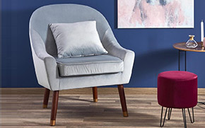 Кресло Opale light grey - Фото
