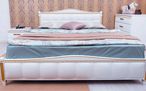 Ліжко Прованс М'яка спинка квадрати з механізмом - Фото_1