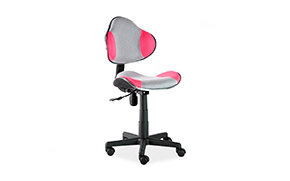 Крісло Q-G2 pink/grey - Фото
