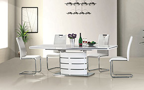 Стол обеденный Fano white - Фото
