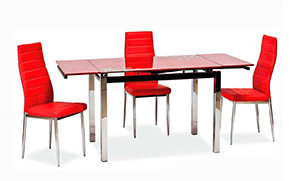 Стол обеденный GD-017 red - Фото_1