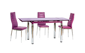 Стол обеденный GD-018 violet - Фото