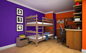 Ліжко дитяче Т14 КРД №2 - Фото