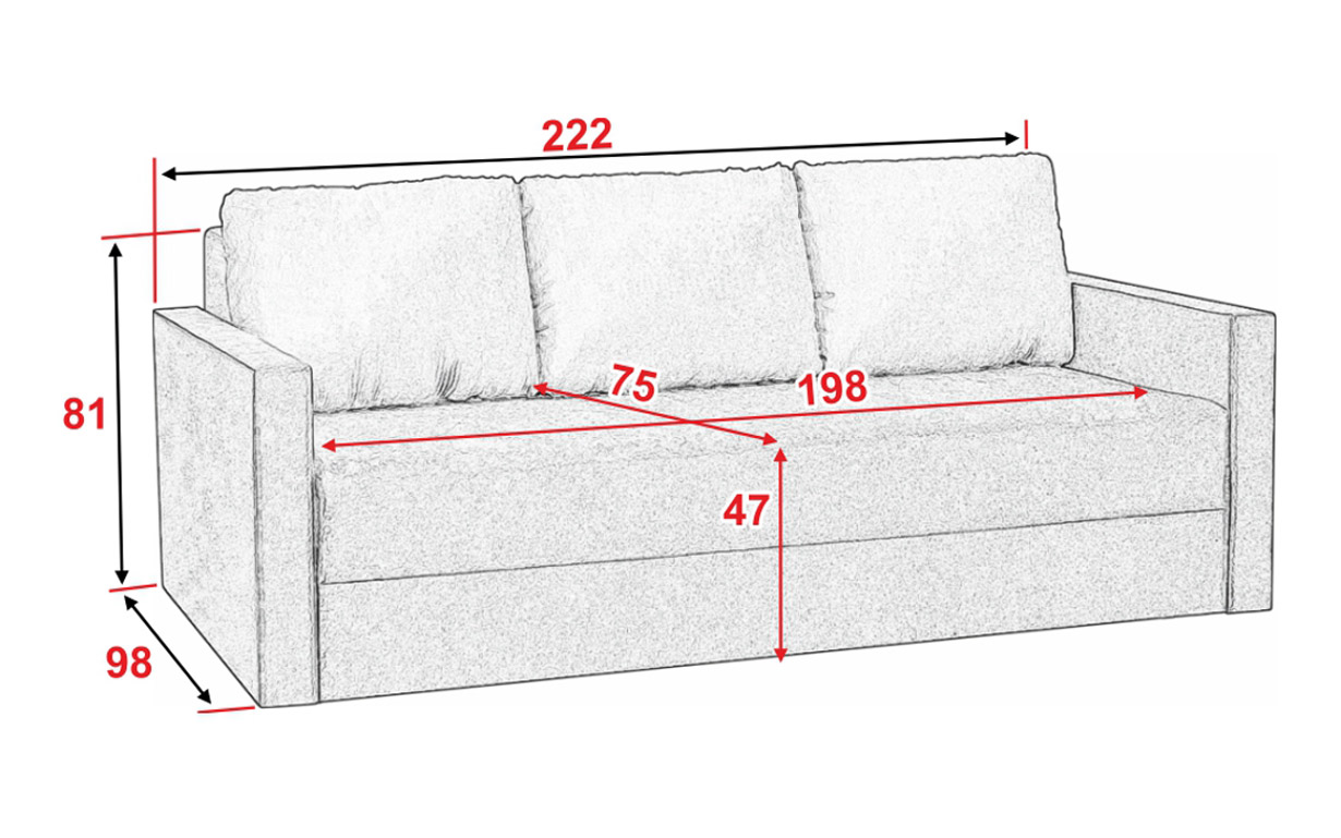 Модели угловых диванов с размерами