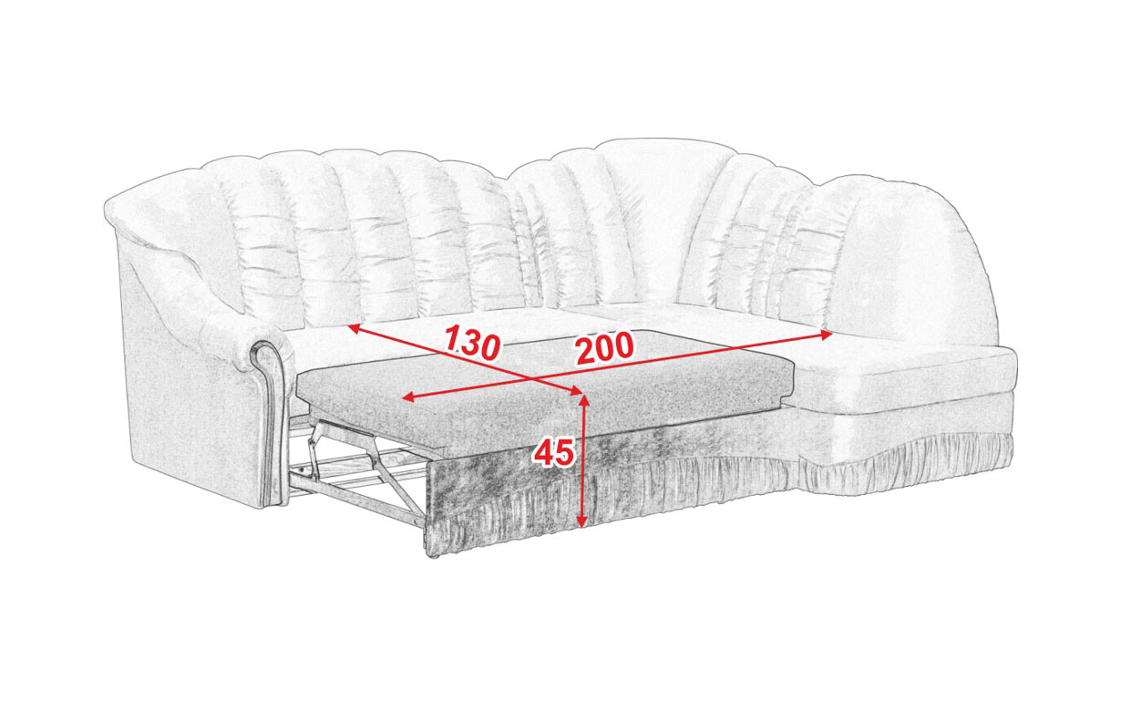 Кутовий диван Аліса (1 підлокітник) - Фото_5