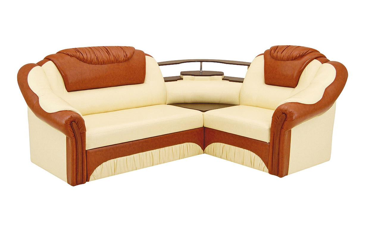 Угловой диван Вертус с полкой 263 - ширина Алис-М - Фото