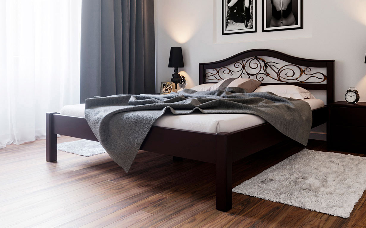 Ліжко Італія з ковкою - Фото_4