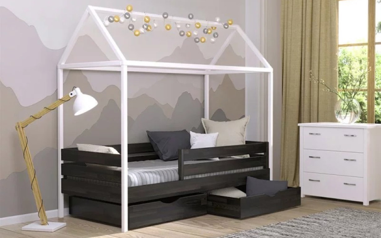 Кровать-домик Амми 80х190 см. Эстелла - Фото