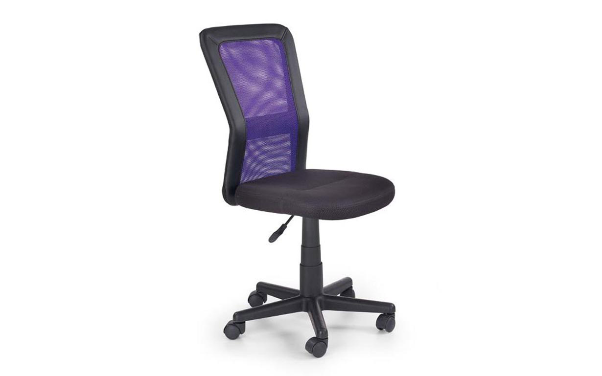 Крісло комп'ютерне Cosmo black/purple Halmar - Фото