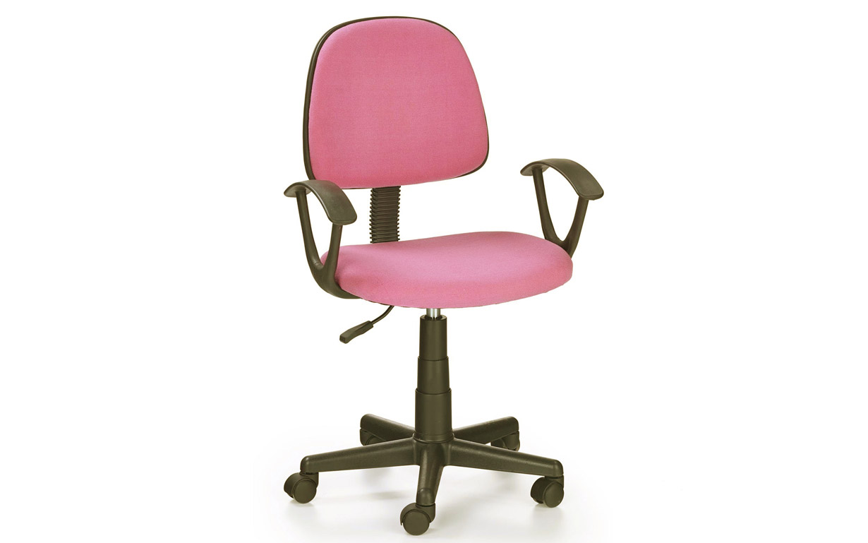 Крісло комп'ютерне Darian bis pink Halmar - Фото