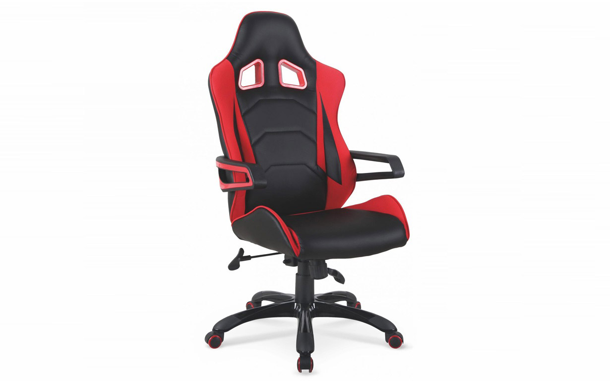 Кресло компьютерное Dorado black/red Halmar - Фото