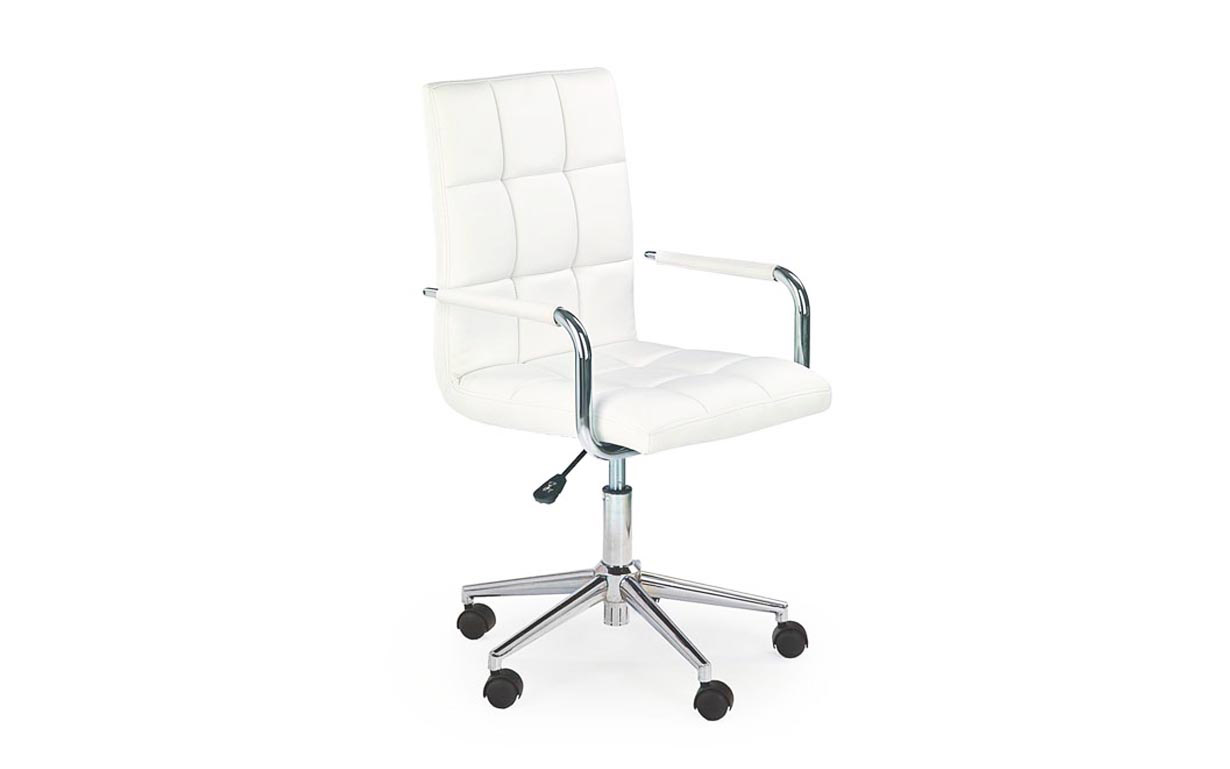 Крісло комп'ютерне Gonzo 2 white Halmar - Фото