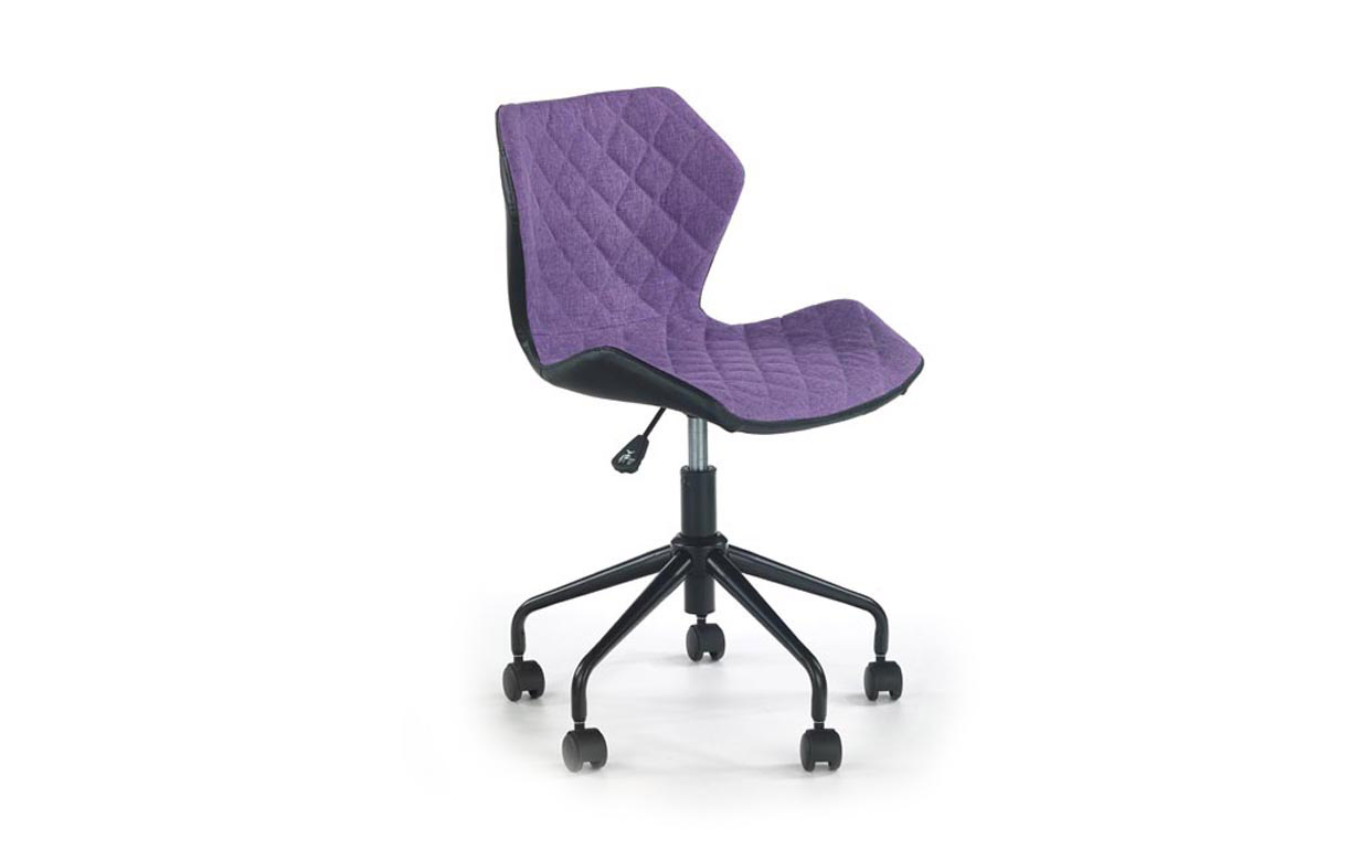 Кресло компьютерное Matrix black/purple Halmar - Фото