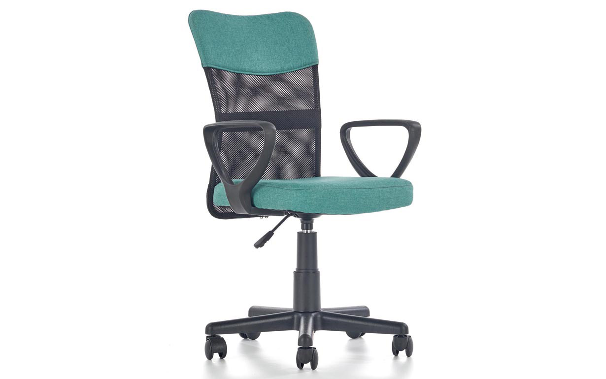Крісло комп'ютерне Timmy turquoise Halmar - Фото