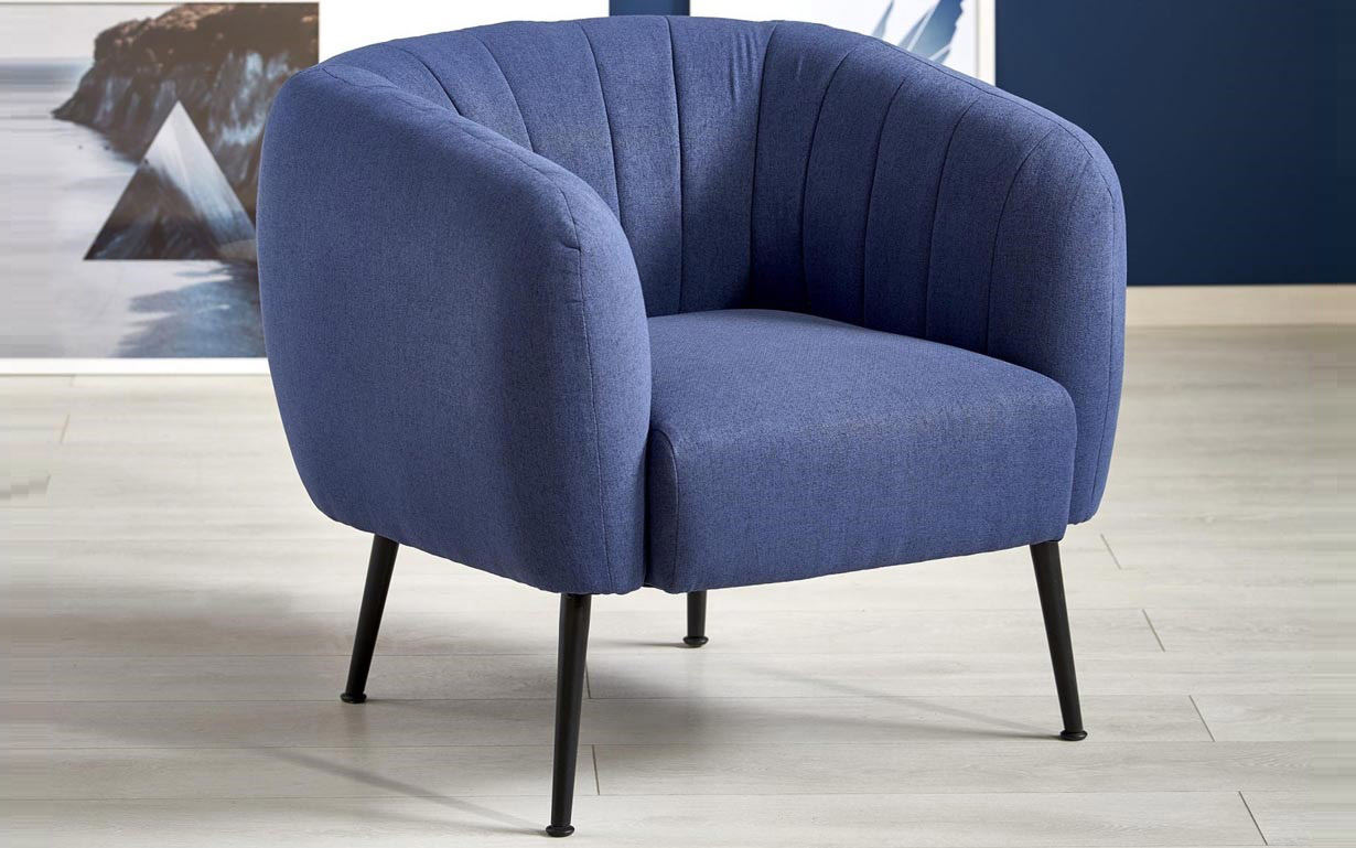 Кресло Lusso blue Halmar - Фото