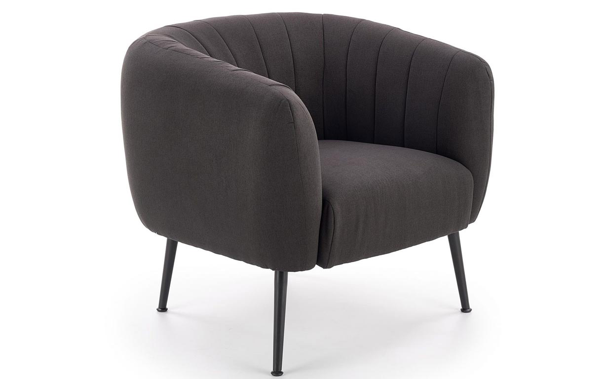 Кресло Lusso dark grey Halmar - Фото