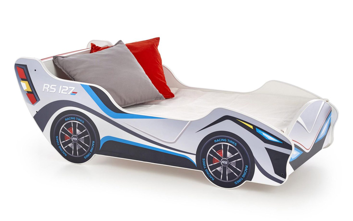 Ліжко-авто Lambo (з матрацем) 70х160 см. Halmar - Фото