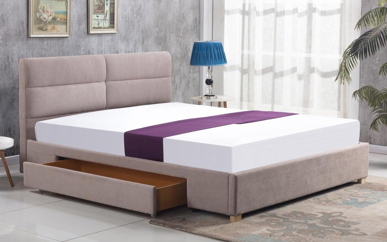 Кровать Merida beige 160х200 см. Halmar - Фото