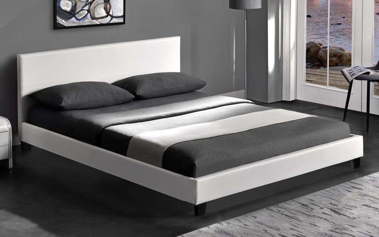 Кровать Pago white 160х200 см. Halmar - Фото