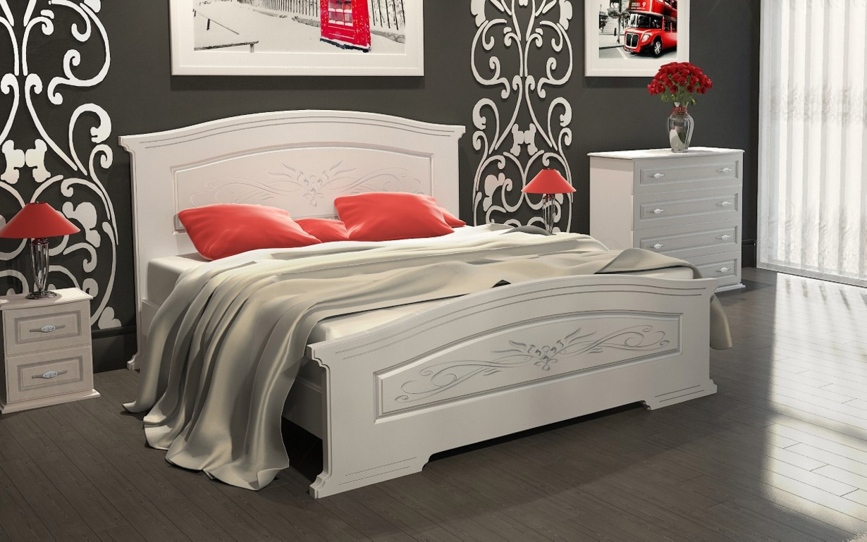 Кровать Инесса с механизмом 160х200 см. Неман - Фото