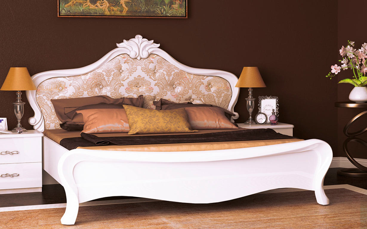 Кровать Прованс Мягкая спинка (без каркаса) 160х200 см. МироМарк - Фото