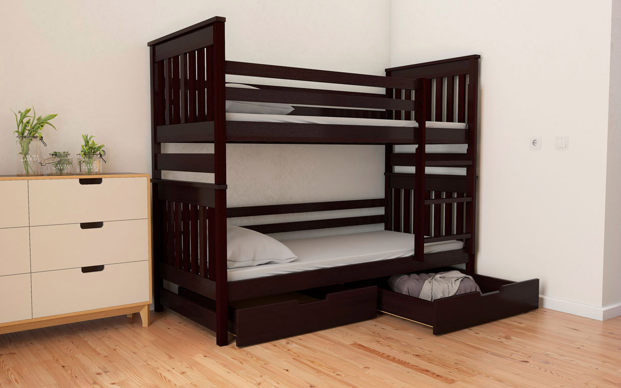 Кровать двухъярусная Адель Дуо 80х160 см. ЛунаМебель - Фото