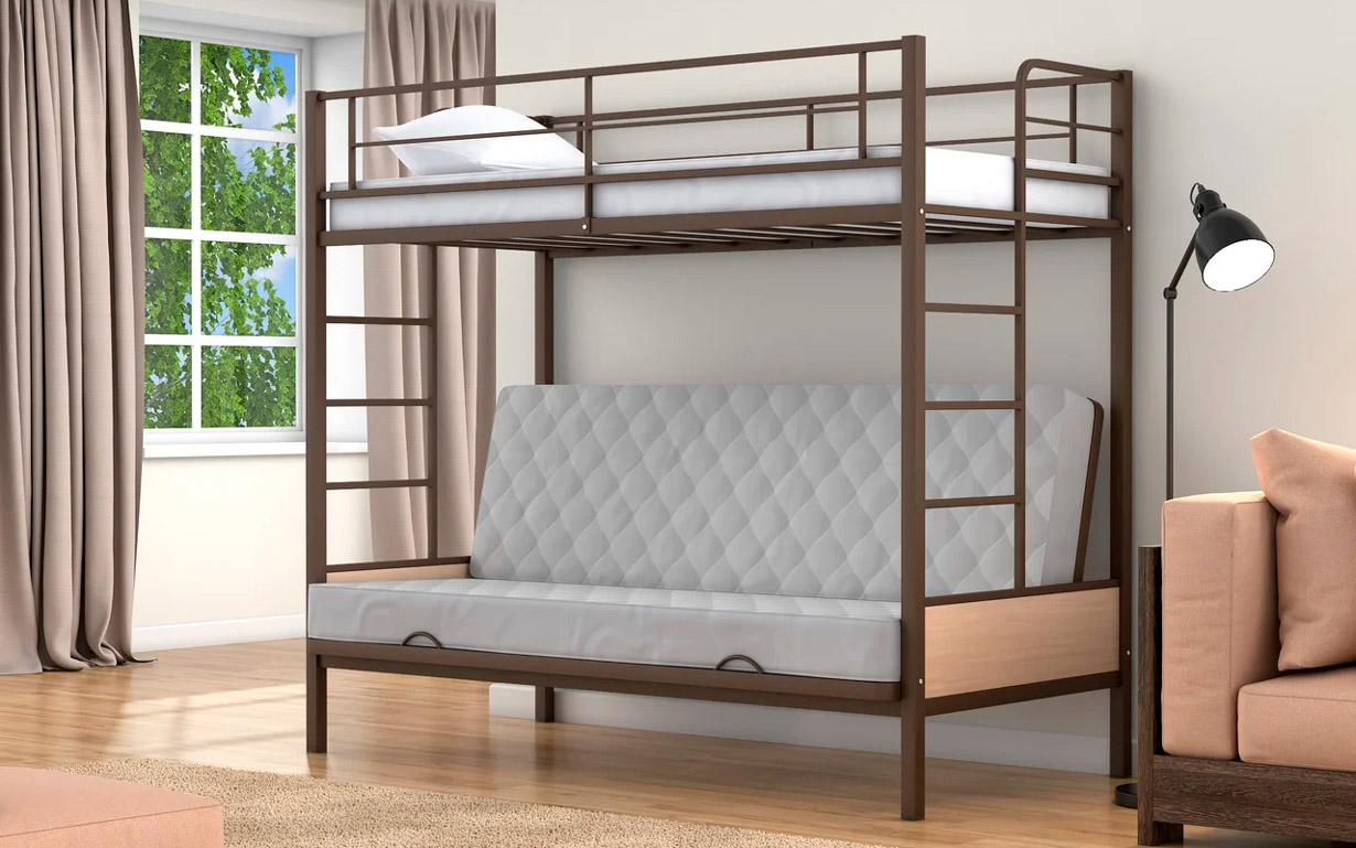 Двухъярусная кровать Дакар 80х200 см. MegaOpt - Фото