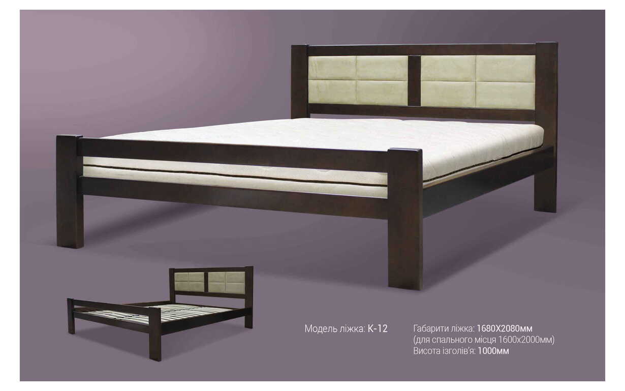 Ліжко К-12 з механізмом 80х190 см. MegaOpt - Фото