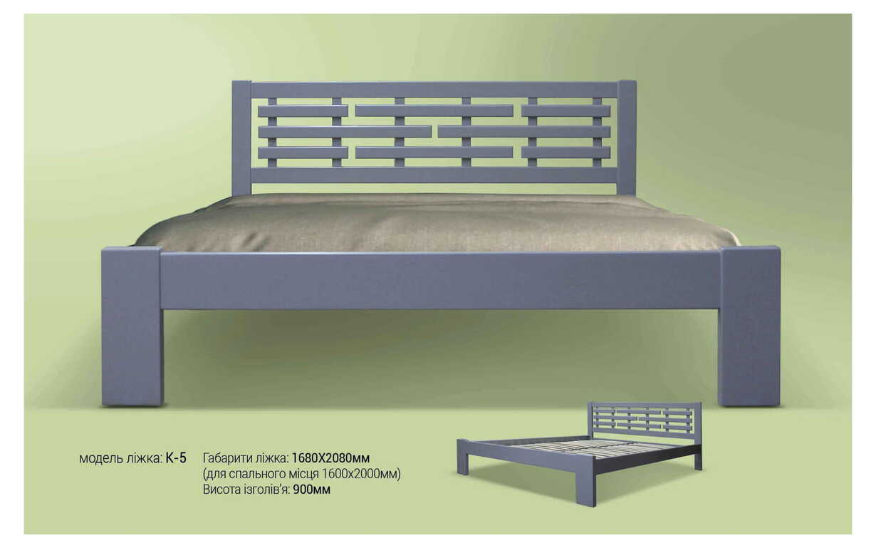 Кровать К-5 с механизмом 80х190 см. MegaOpt - Фото