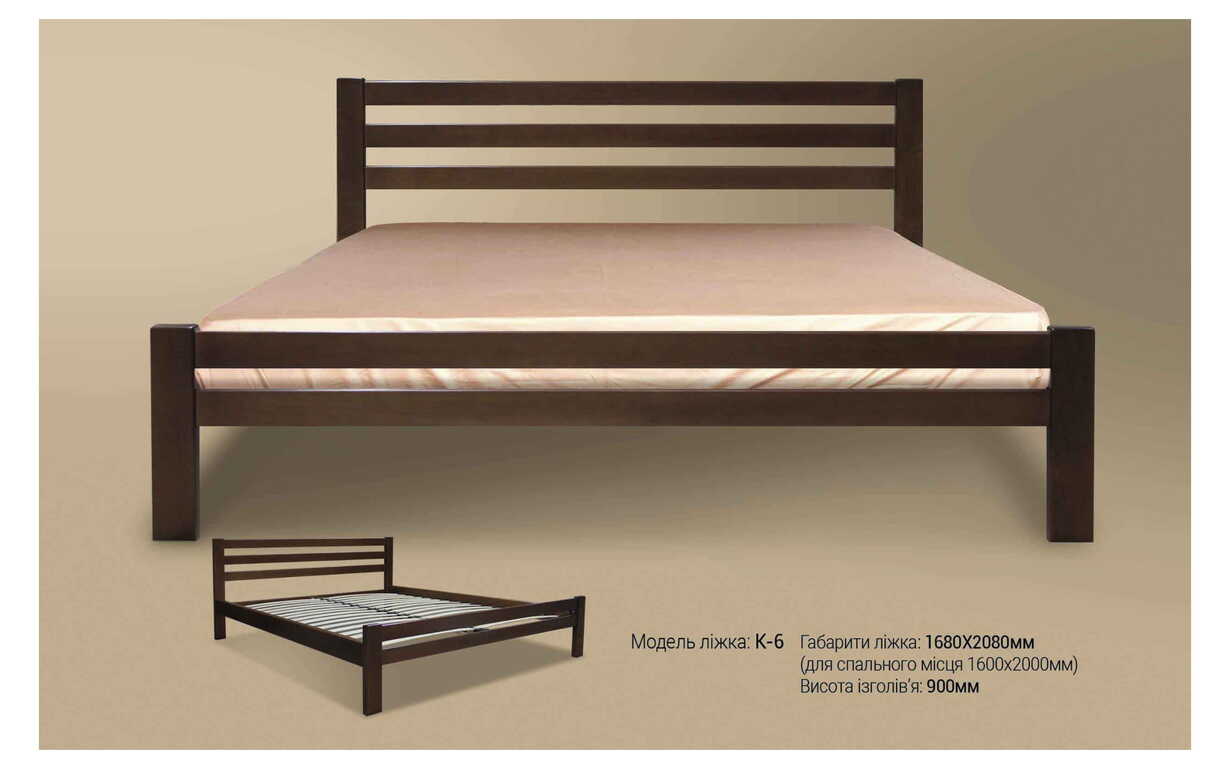 Ліжко К-6 з механізмом 80х190 см. MegaOpt - Фото