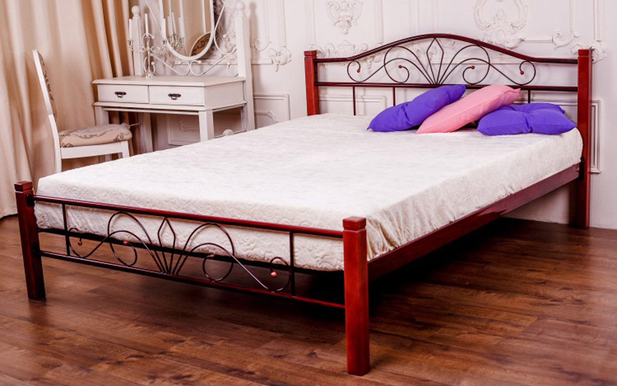Кровать Лара Люкс Вуд 90х190 см. Melbi - Фото