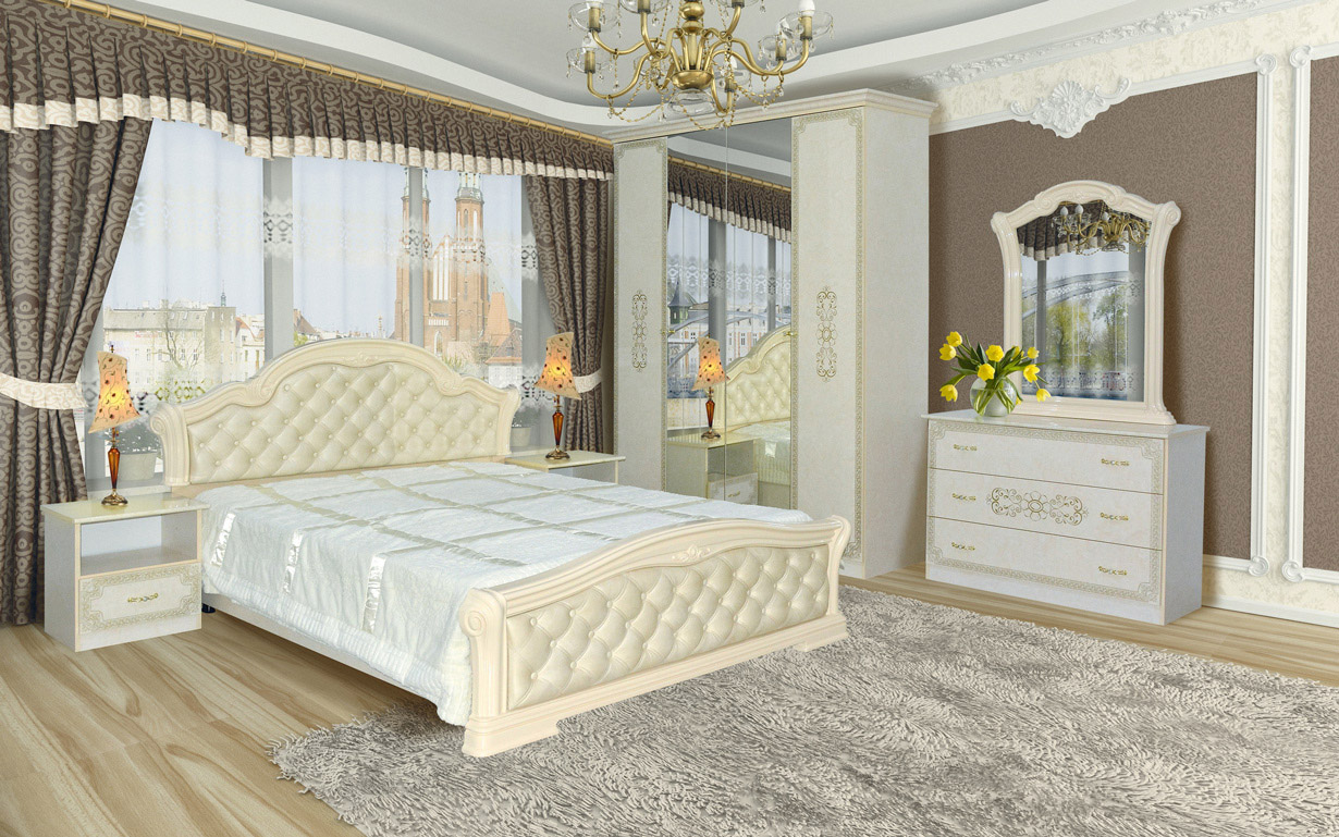 Ліжко Венеція Нова 160х200 см. Світ Меблів - Фото