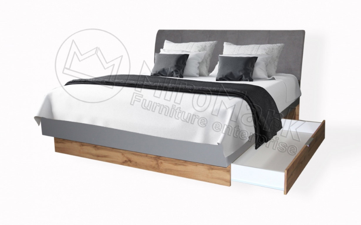 Кровать Линц с ящиками 180х200 см. МироМарк - Фото