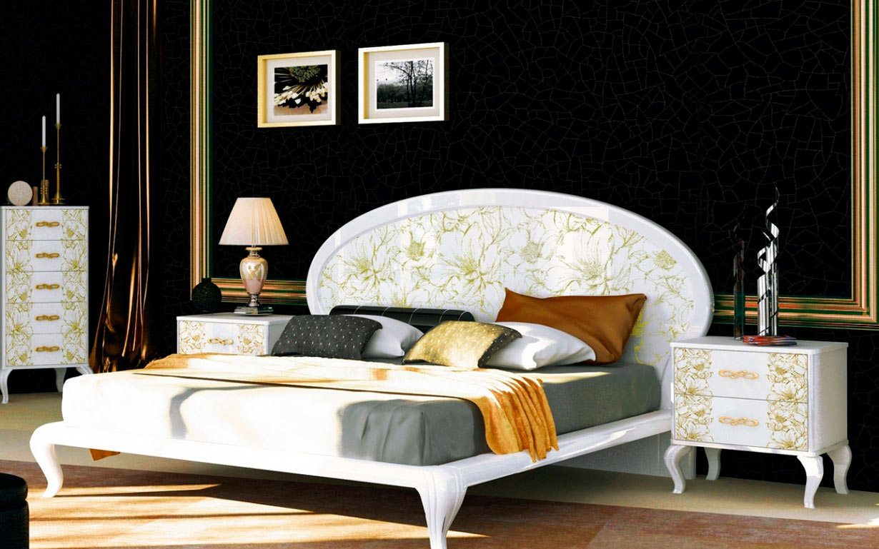 Кровать Пиония (с каркасом) 160х200 см. МироМарк - Фото