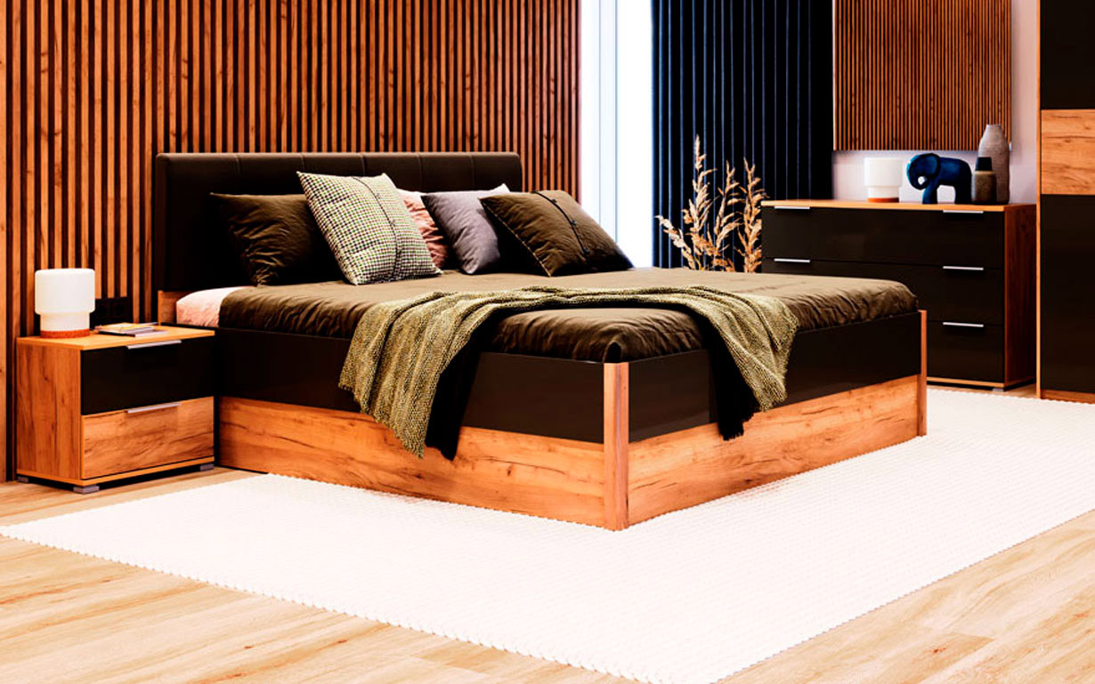 Ліжко Рамона М'яка спинка 140х200 см. МіроМарк - Фото