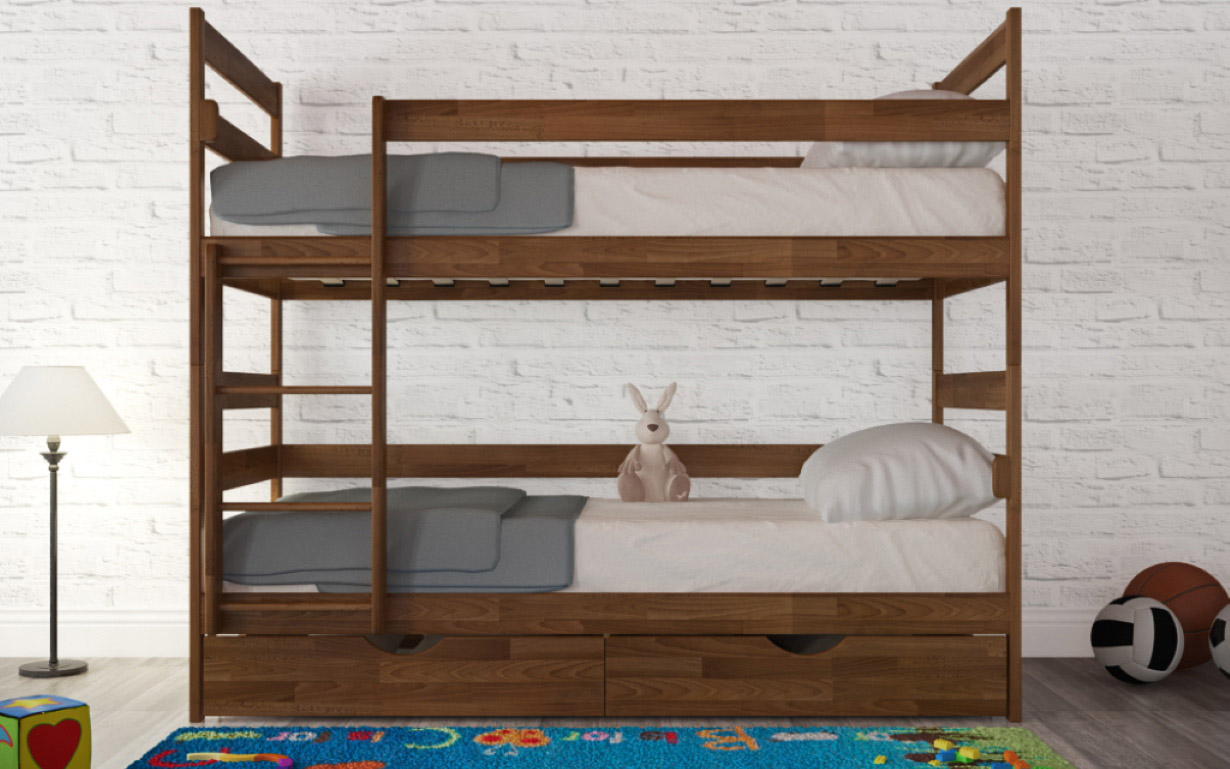 Двухъярусная кровать Ясна 80х190 см. Олимп - Фото