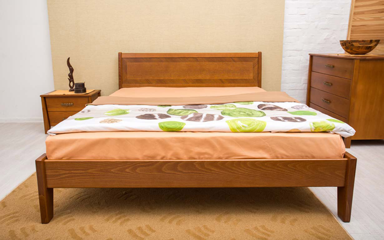 Ліжко Сіті без узніжжя з інтарсією - Фото_1