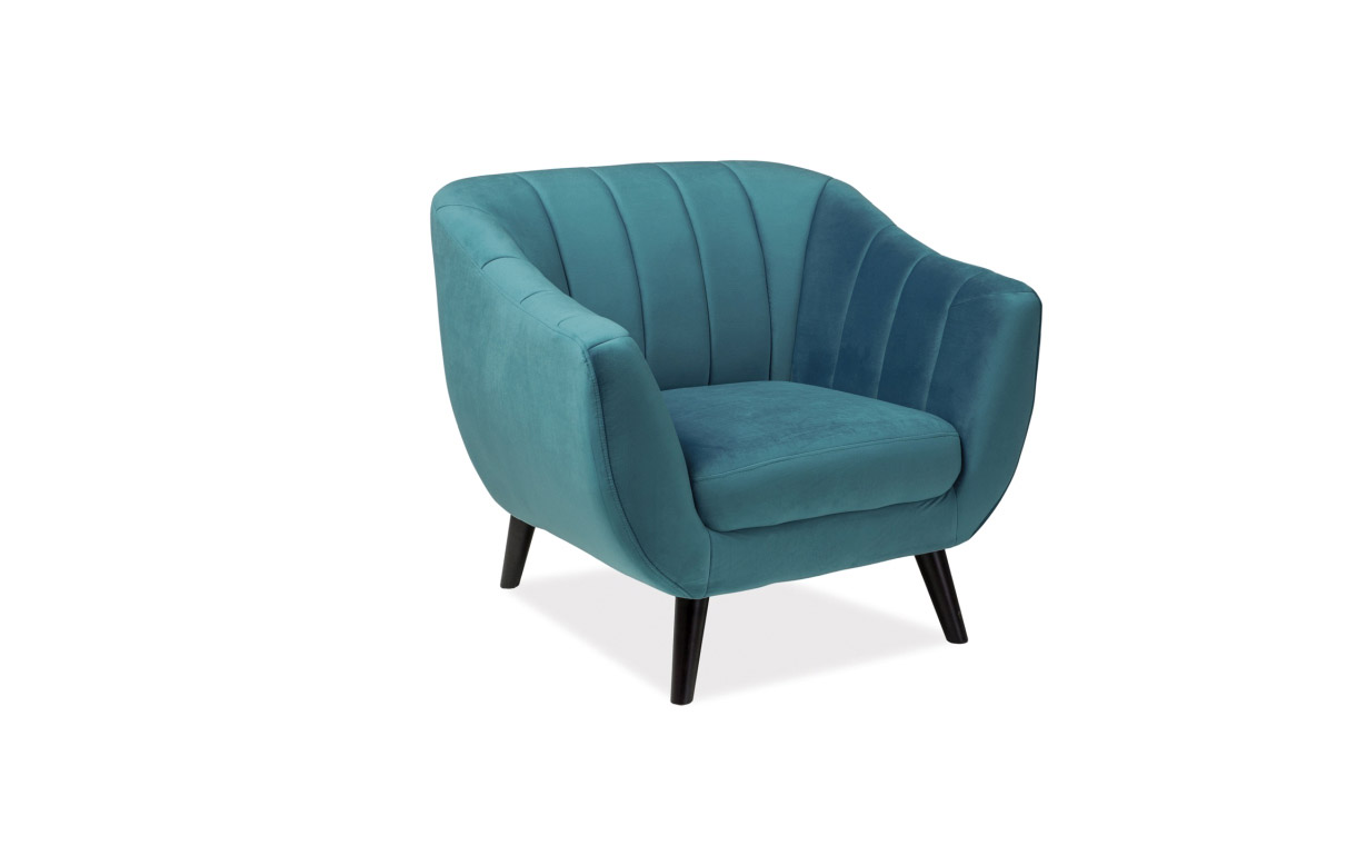 Кресло Elite Velvet 1 turquoise 91 - ширина Signal - Фото