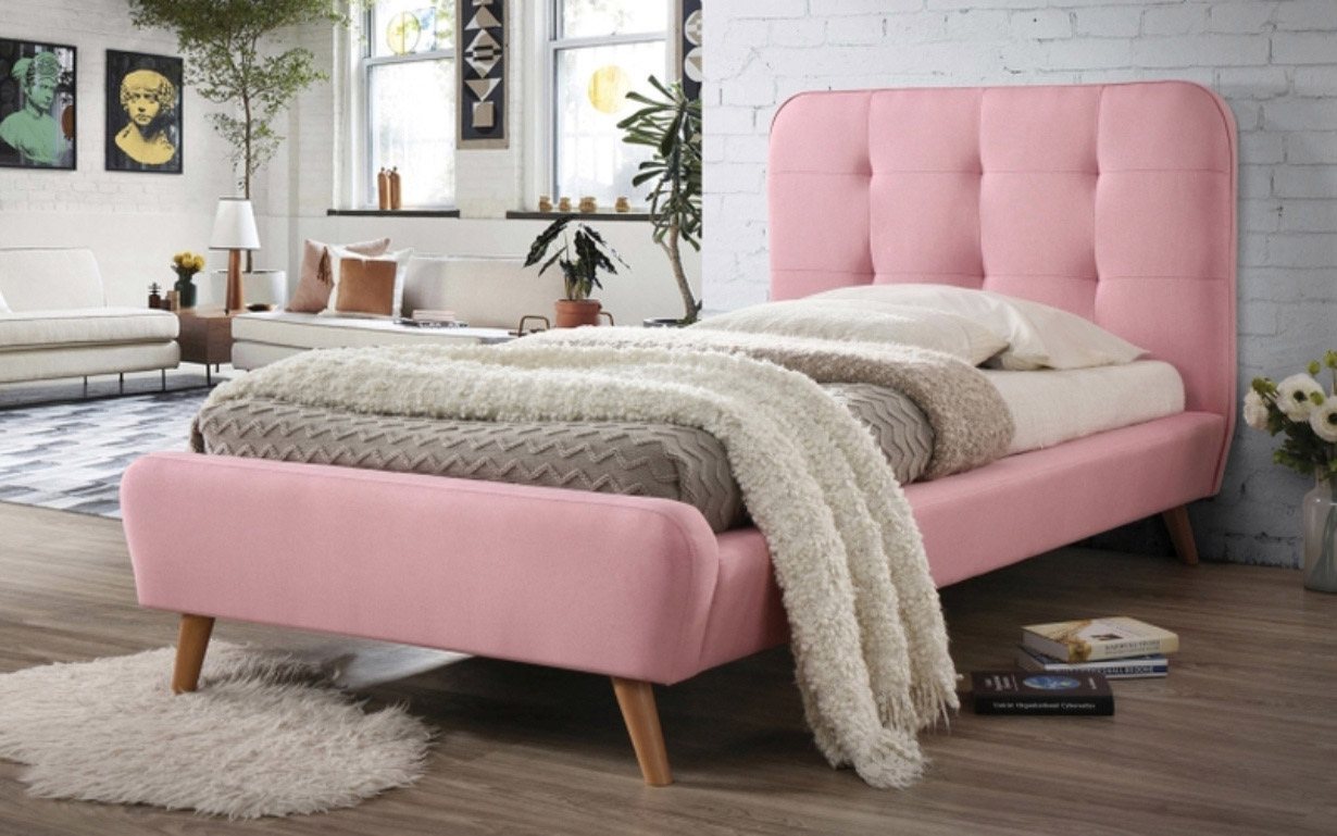 Кровать Tiffany pink 90х200 см. Signal - Фото