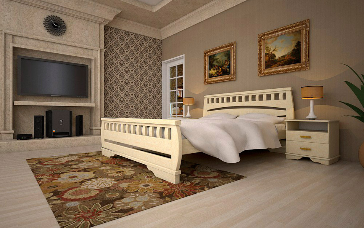 Ліжко Фрезія №4 90х200 см. АТМО - Фото