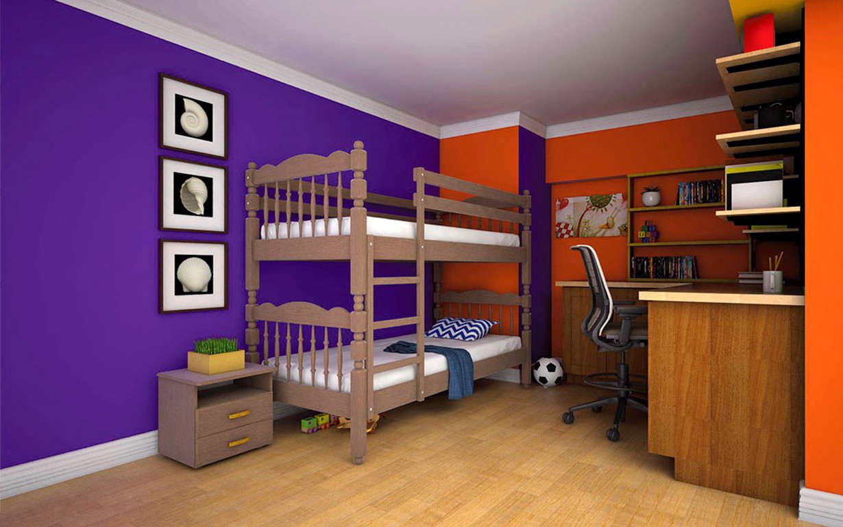 Ліжко дитяче Т14 КРД №2 80х190 см. АТМО - Фото